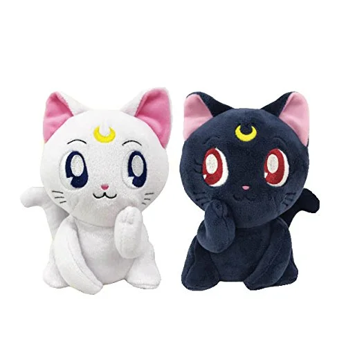 "Sailor Moon" Nuimas Plush Pair Set Luna & Artemis