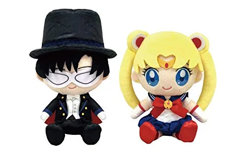 "Sailor Moon" Nuimas Plush Pair Set Sailor Moon & Tuxedo Mask