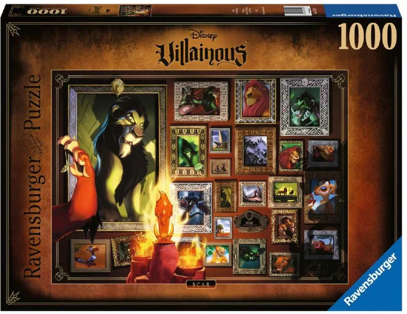 Disney Scar Villainous 1000pc puzzle