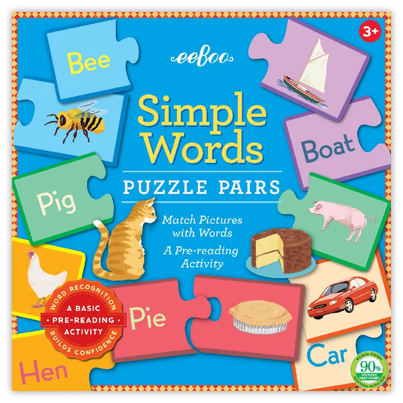 Simple Words Puzzle Pairs