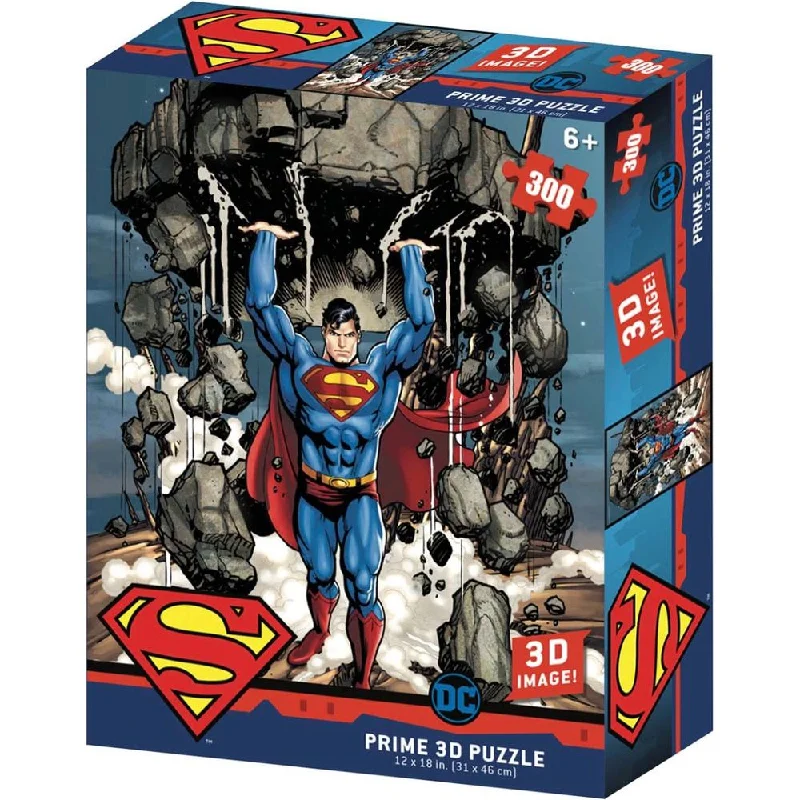 Superman Super Strength DC  Comics 3D Puzzle 300pc