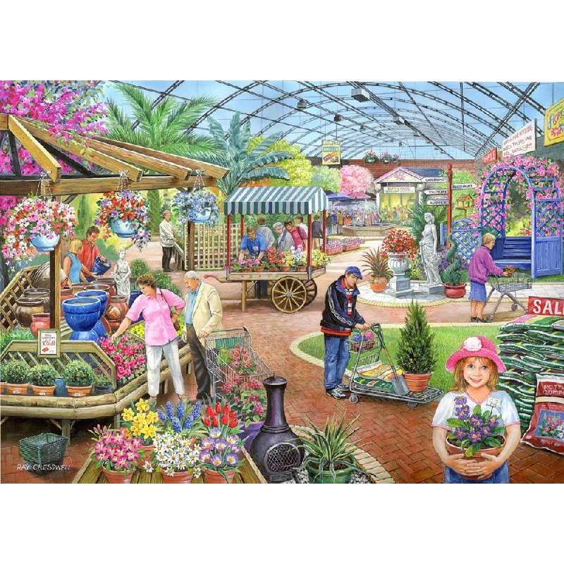 The House of Puzzles At The Garden Centre, 1000 Piece Jigsaw Puzzle