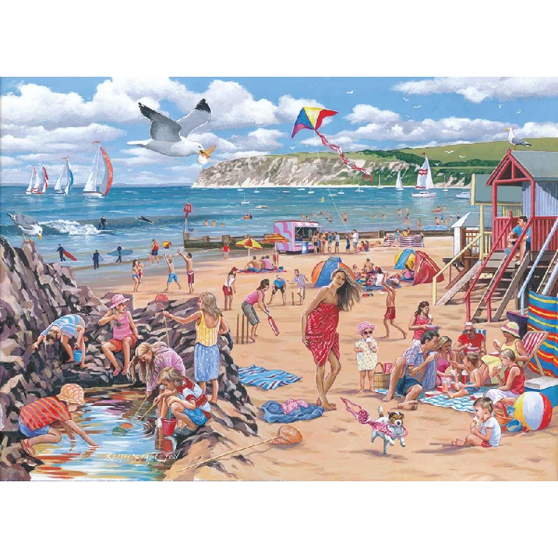The House of Puzzles Beach Break, Big 500 Piece Jigsaw Puzzle