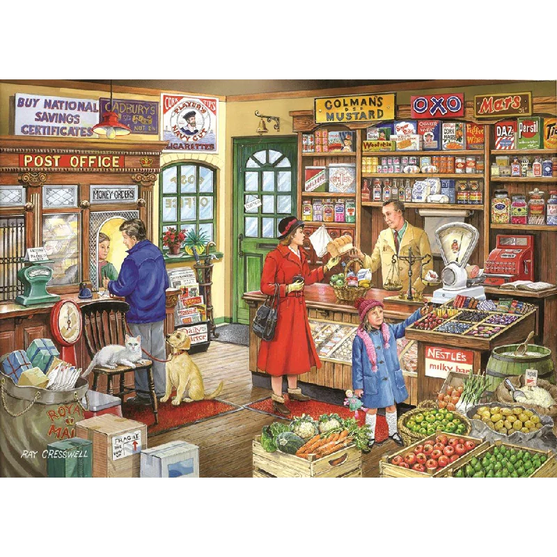 The House of Puzzles Corner Shop, 1000 Piece Jigsaw Puzzle