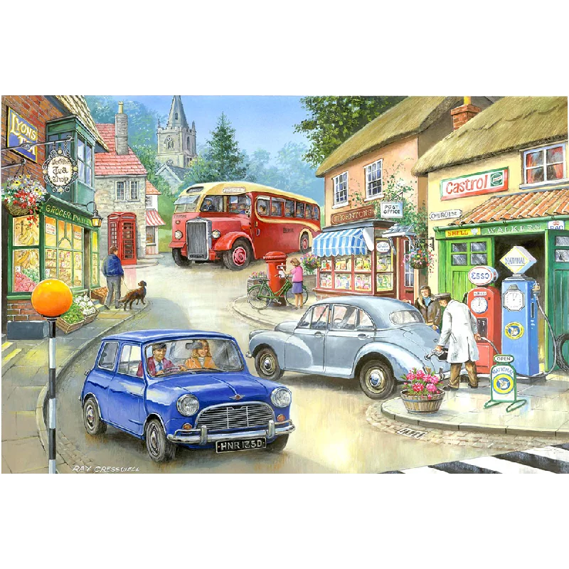 The House of Puzzles Country Town, Big 250 Piece Jigsaw Puzzle