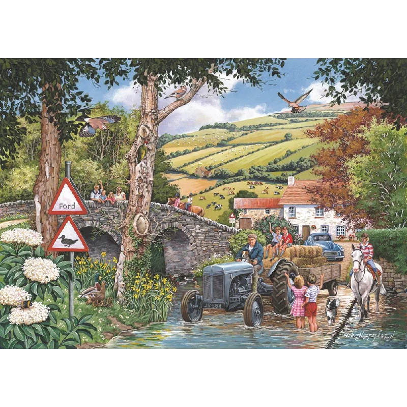 The House of Puzzles Fergie At The Ford, 1000 Piece Jigsaw Puzzle