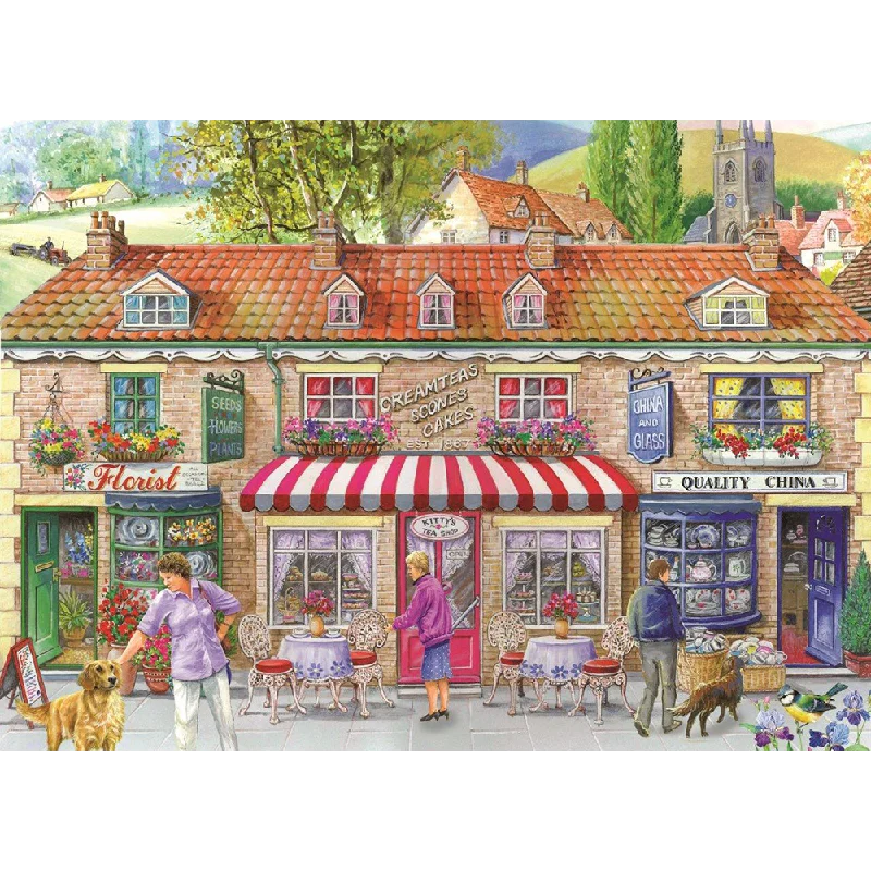 The House of Puzzles Friday Street, 500 Piece Jigsaw Puzzle