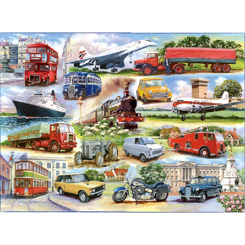 The House of Puzzles Golden Oldies, 1000 Piece Jigsaw Puzzle