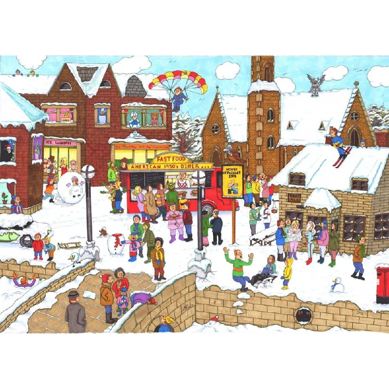 The House of Puzzles It's Cold Outside, 1000 Piece Jigsaw Puzzle