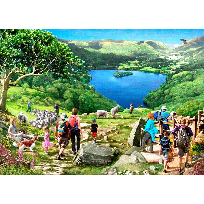 The House of Puzzles Lake View, 1000 Piece Jigsaw Puzzle