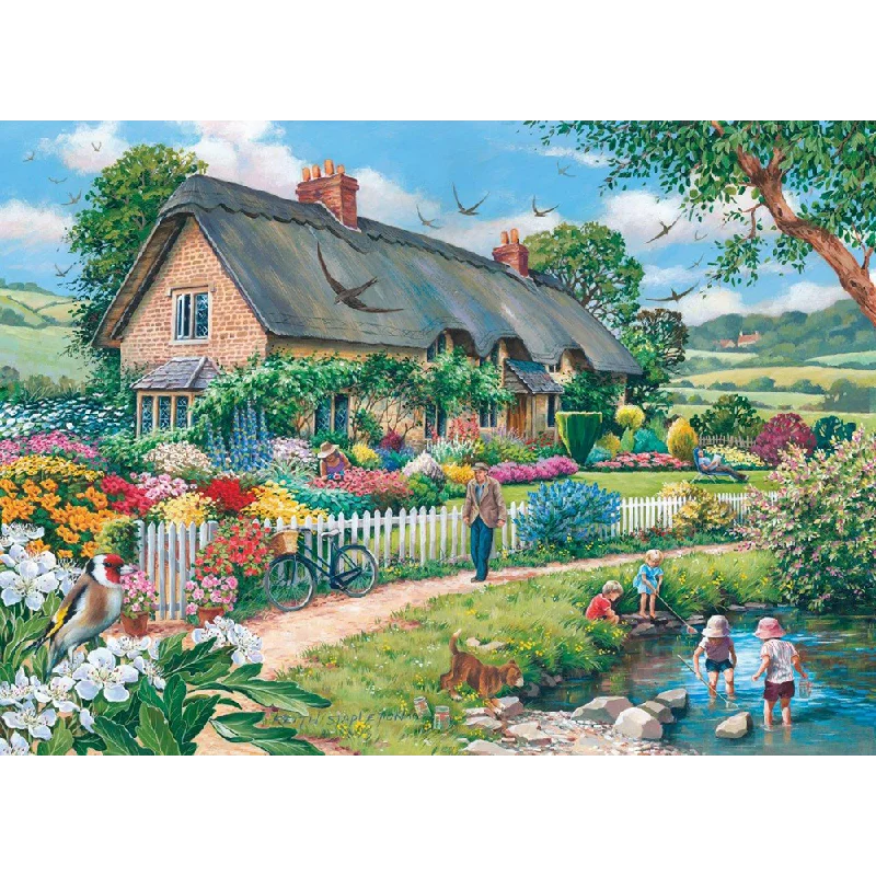 The House of Puzzles Lazy Days, 500 Piece Jigsaw Puzzle