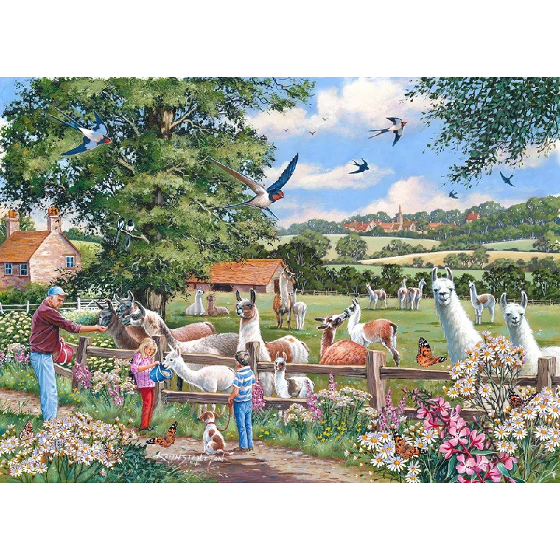 The House of Puzzles Llama Mamas, 1000 Piece Jigsaw Puzzle