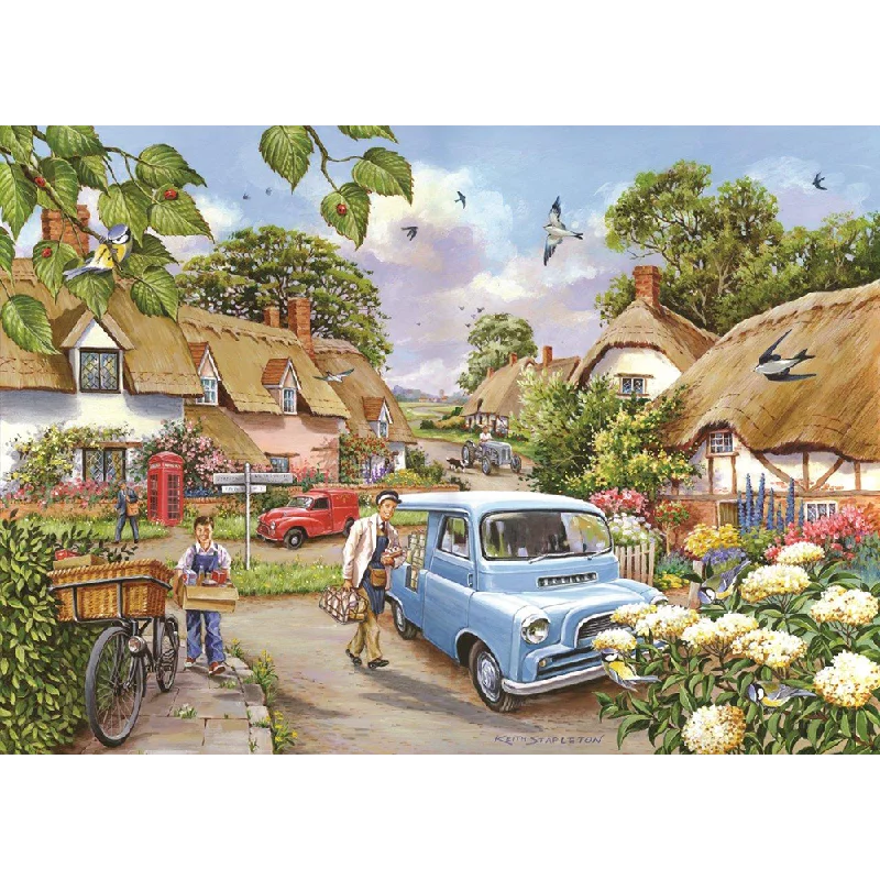 The House of Puzzles Morning Fresh, Big 500 Piece Jigsaw Puzzle