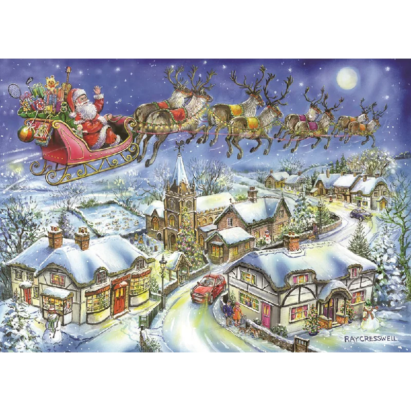 The House of Puzzles No.13 - Christmas Eve, 1000 Piece Jigsaw Puzzle