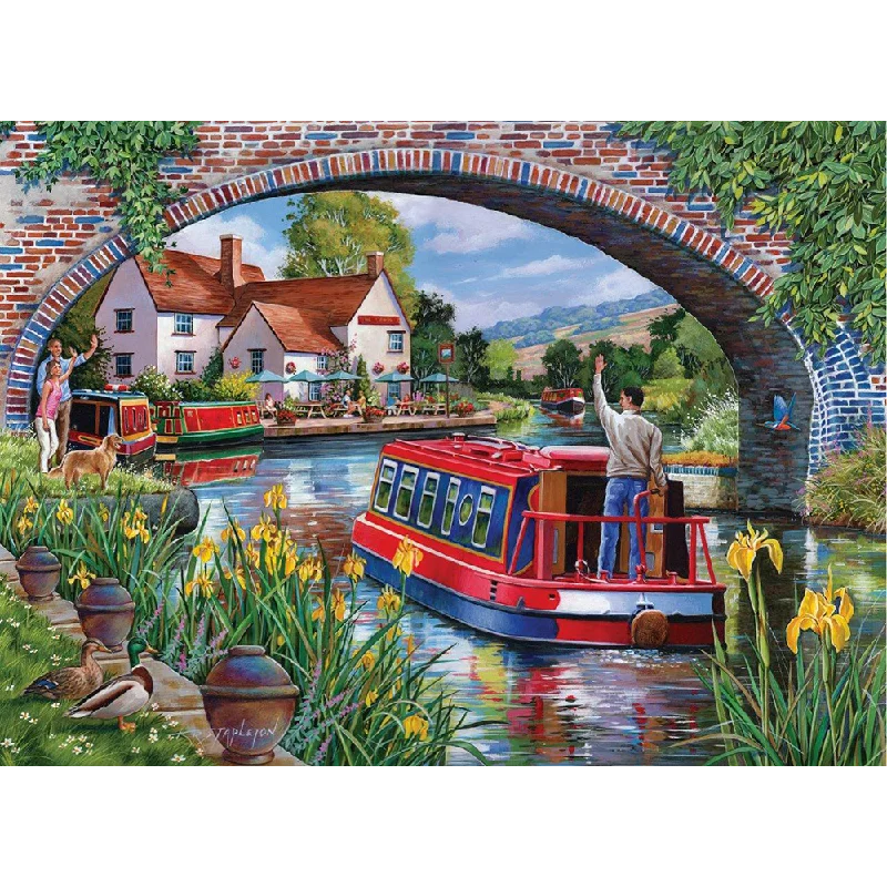 The House of Puzzles Over & Under, Big 500 Piece Jigsaw Puzzle