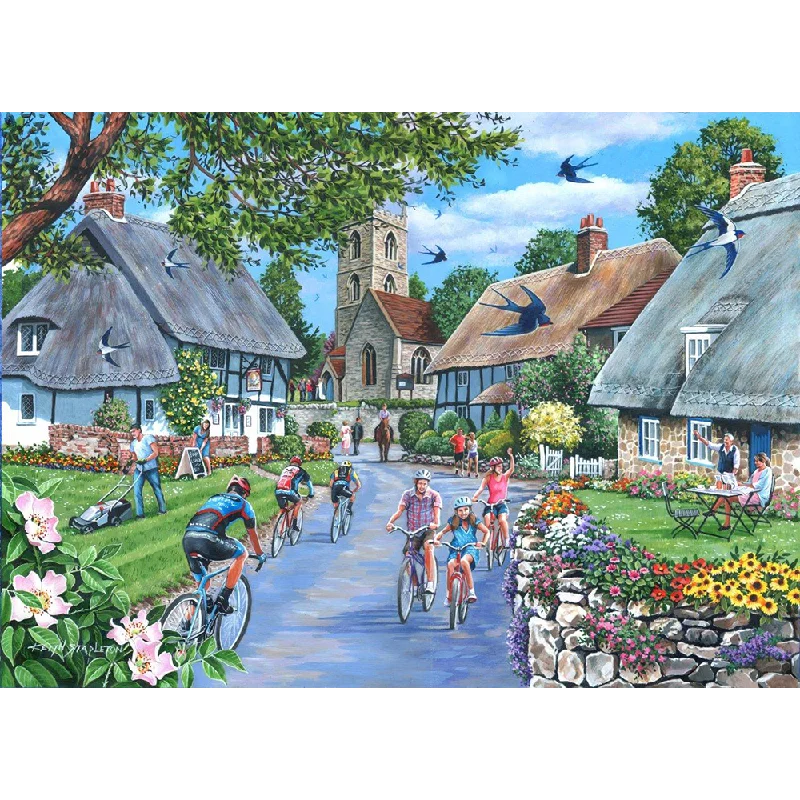 The House of Puzzles Sunday Morning, Big 500 Piece Jigsaw Puzzle