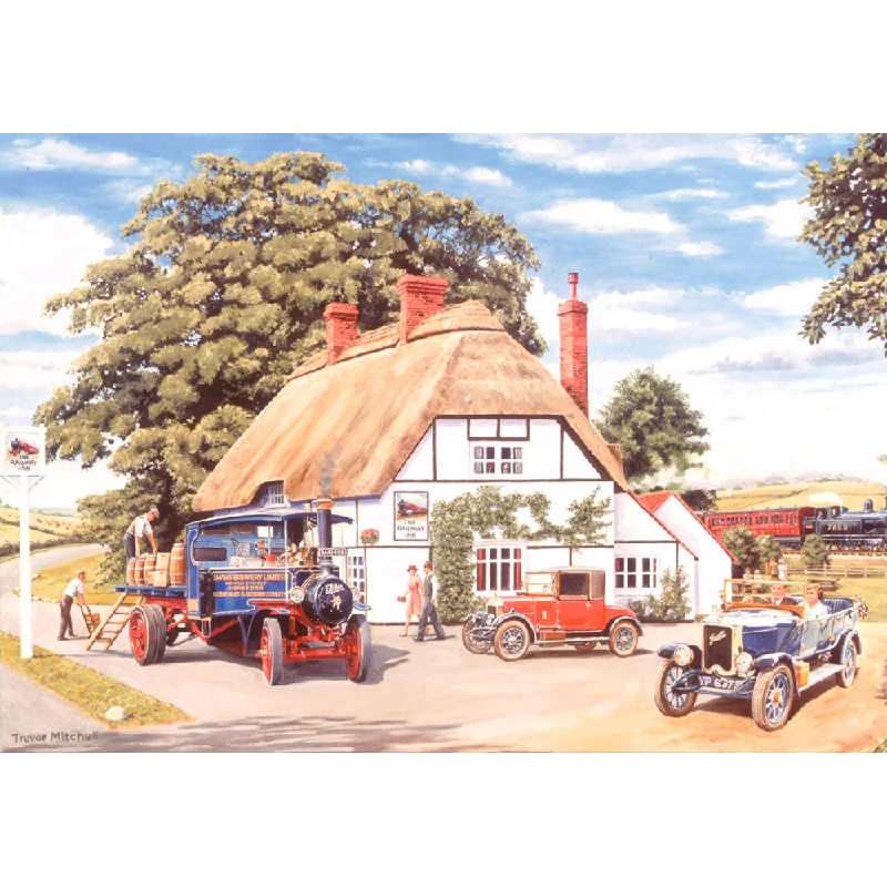 The House of Puzzles The Railway Inn, 500 Piece Jigsaw Puzzle