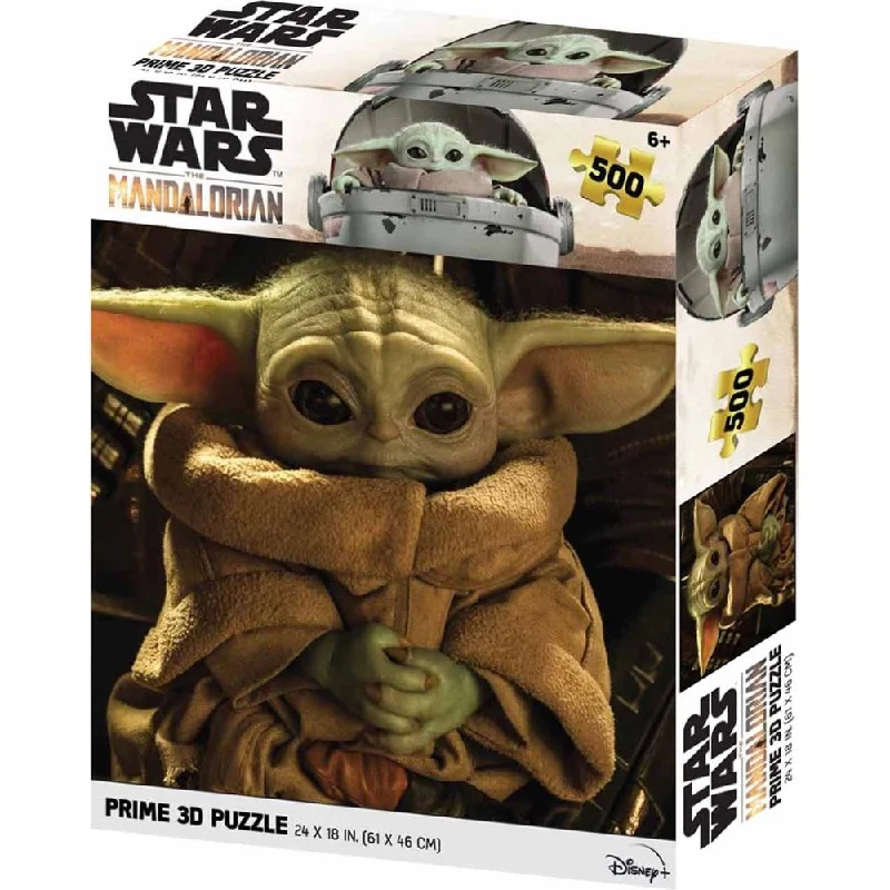 The Mandalorian Child Star Wars  3D Jigsaw Puzzle 500pc